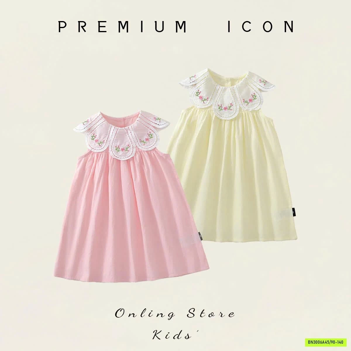 VÁY CỔ HOA PREMIUM