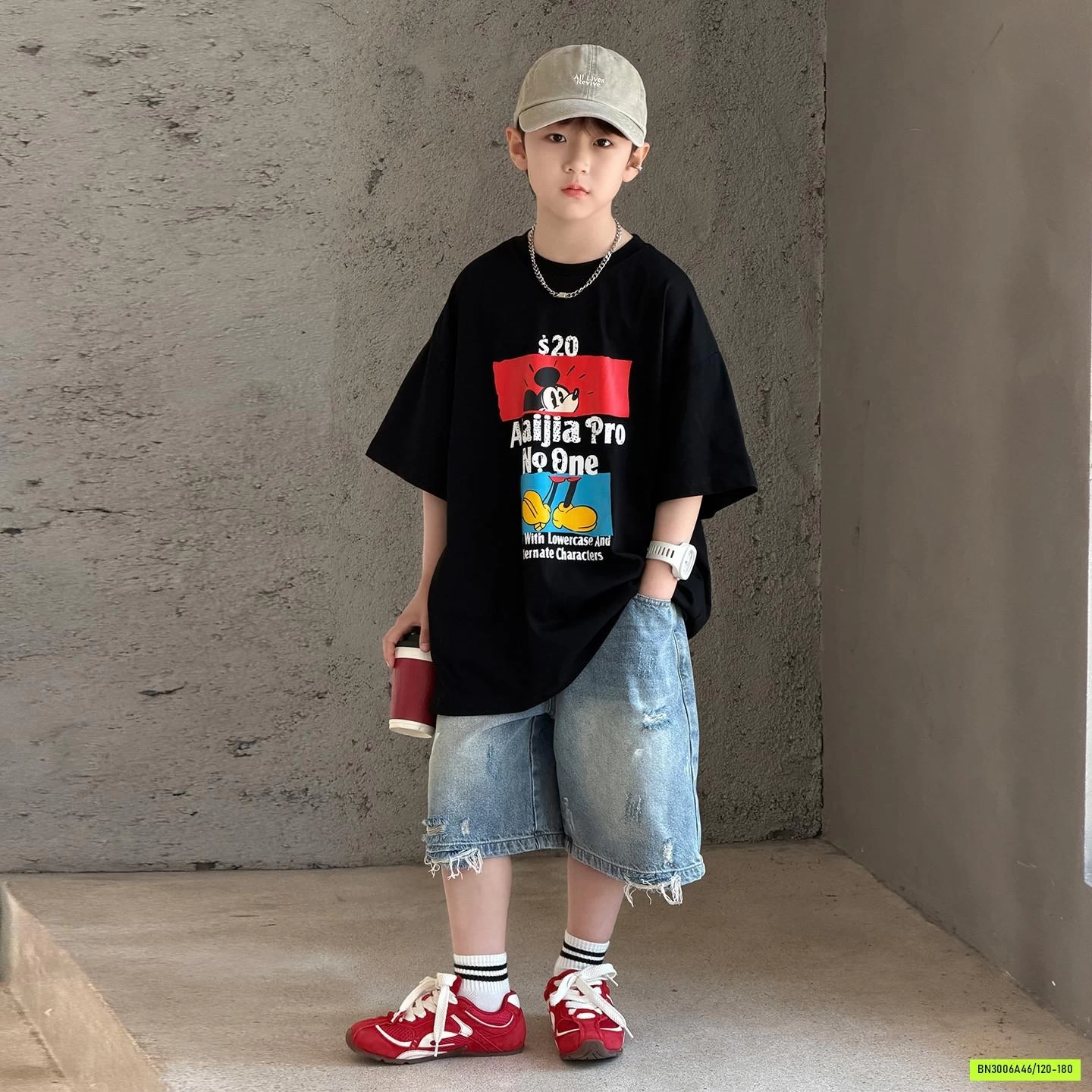 SÉT ÁO MICKEY QUẦN JEANS BT