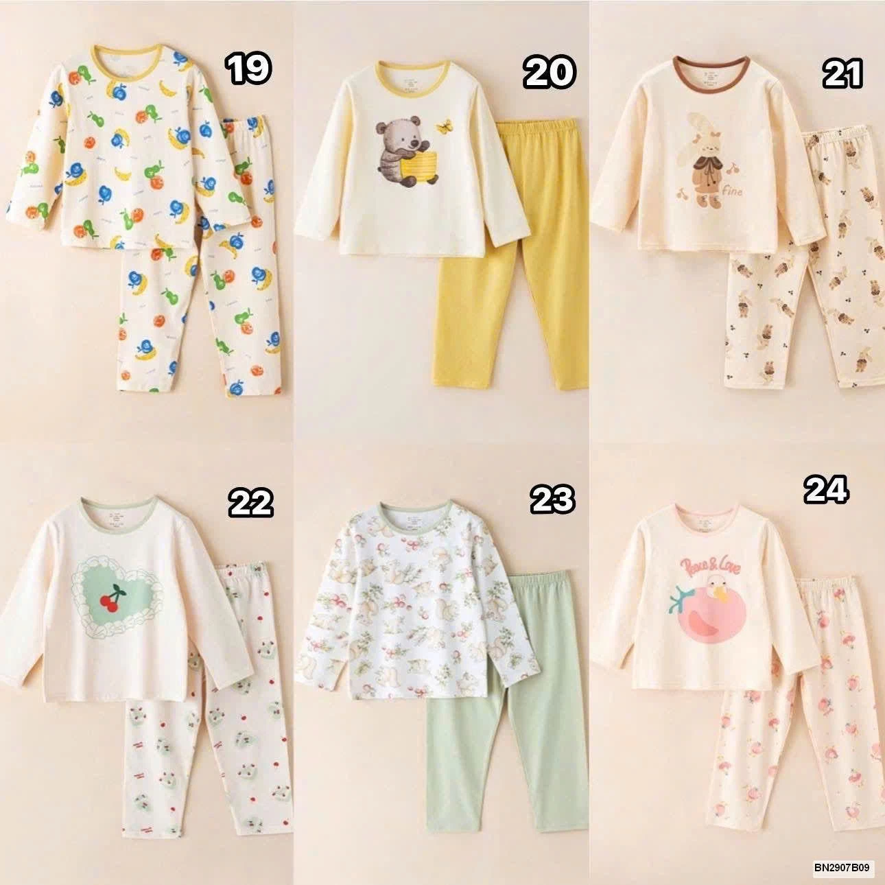 BỘ COTTON TRẺ EM HÀNG XUẤT