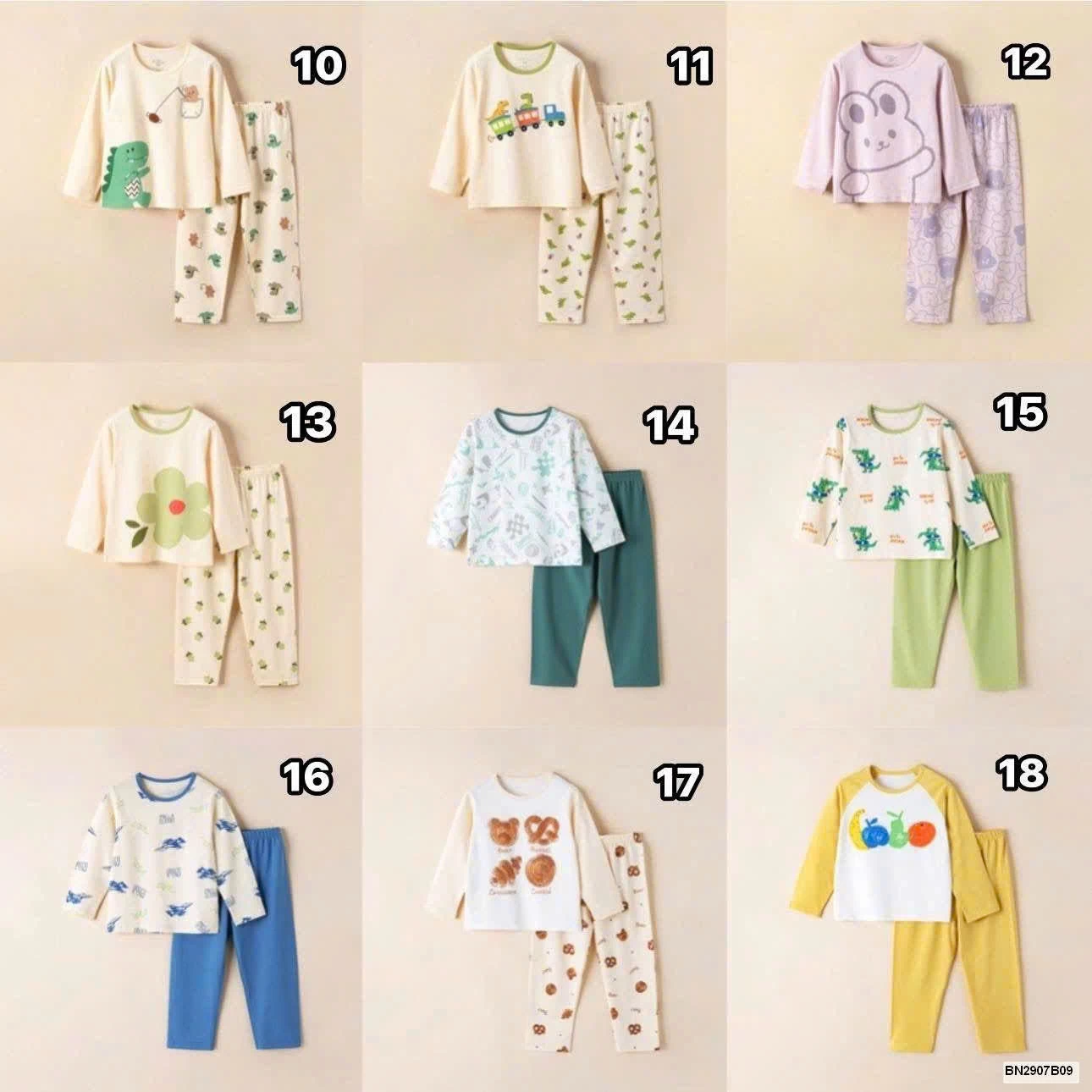 BỘ COTTON TRẺ EM HÀNG XUẤT