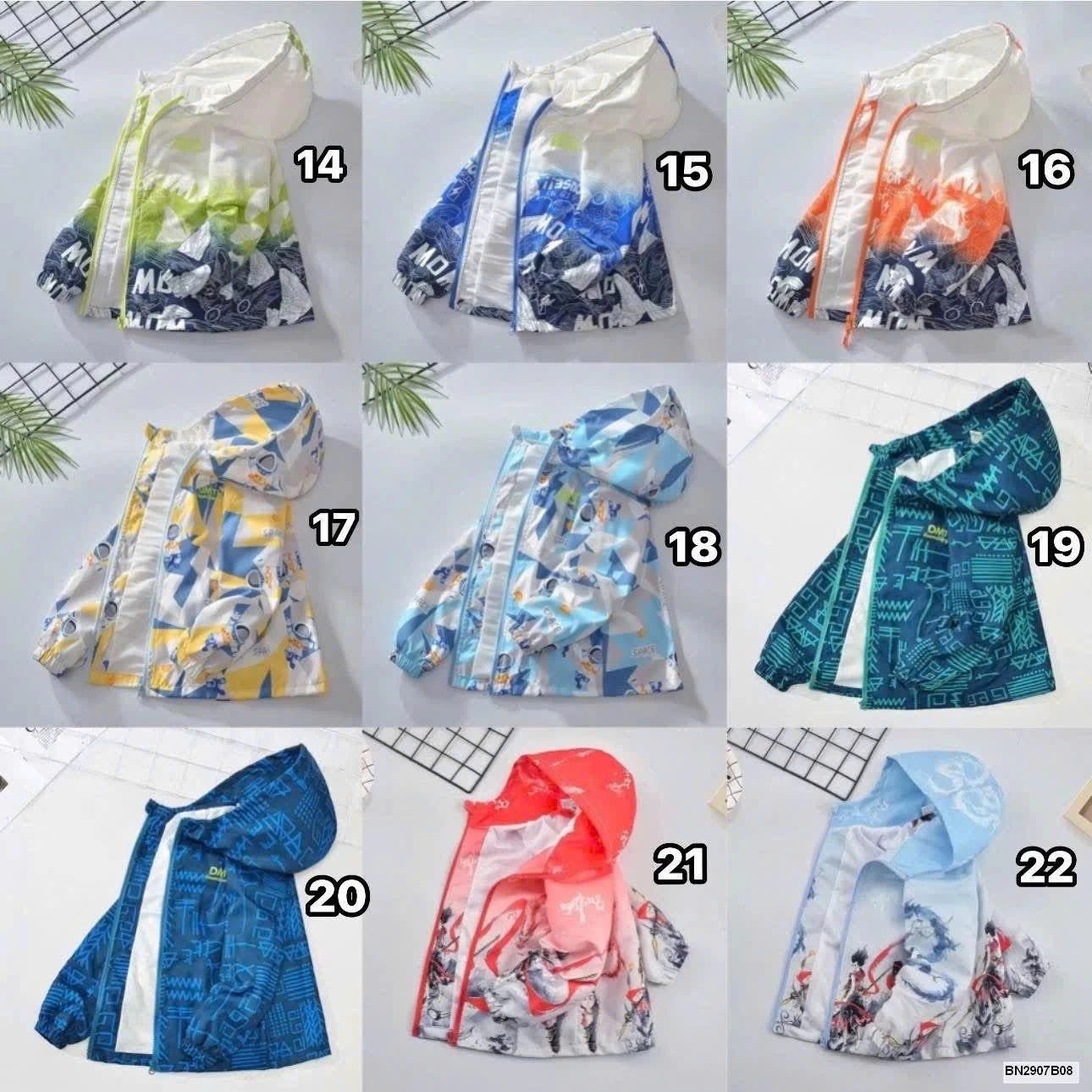 KHOÁC GIÓ 2 LỚP SZ ĐẠI