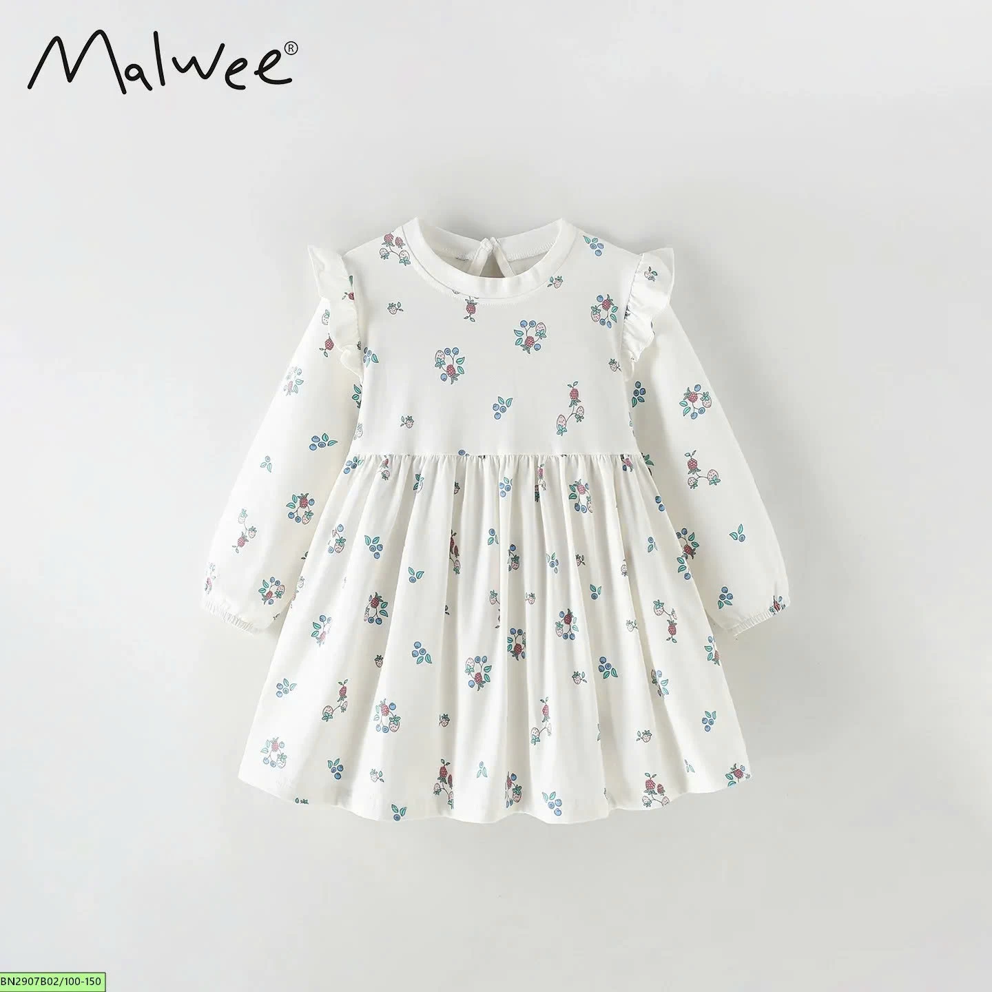 BST ĐẦM COTTON DÀI TAY MALWEE