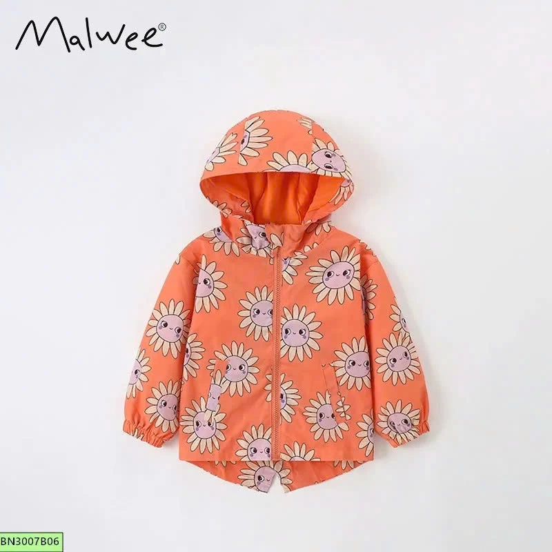 ÁO KHOÁC CAM HOA MẶT TRỜI MALWEE