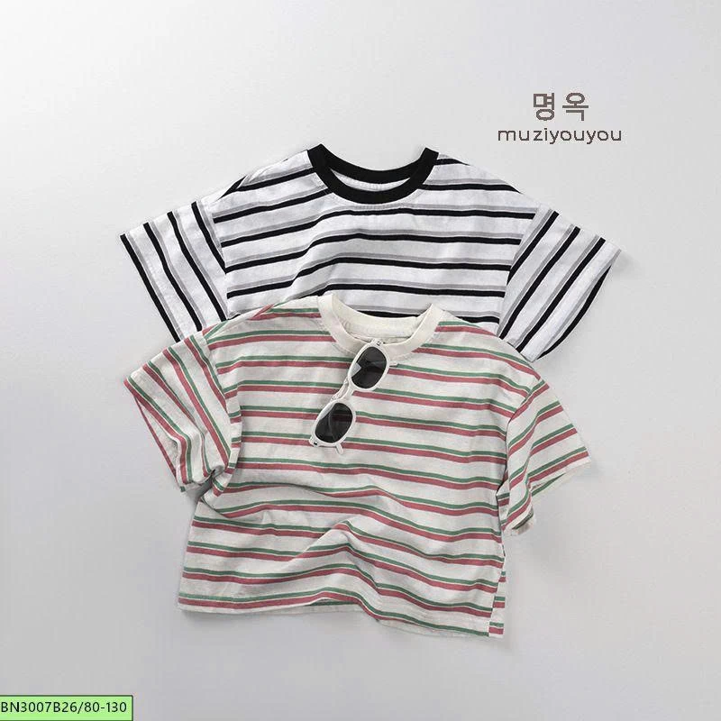 ÁO THUN KẺ NGANG XUẤT HÀN