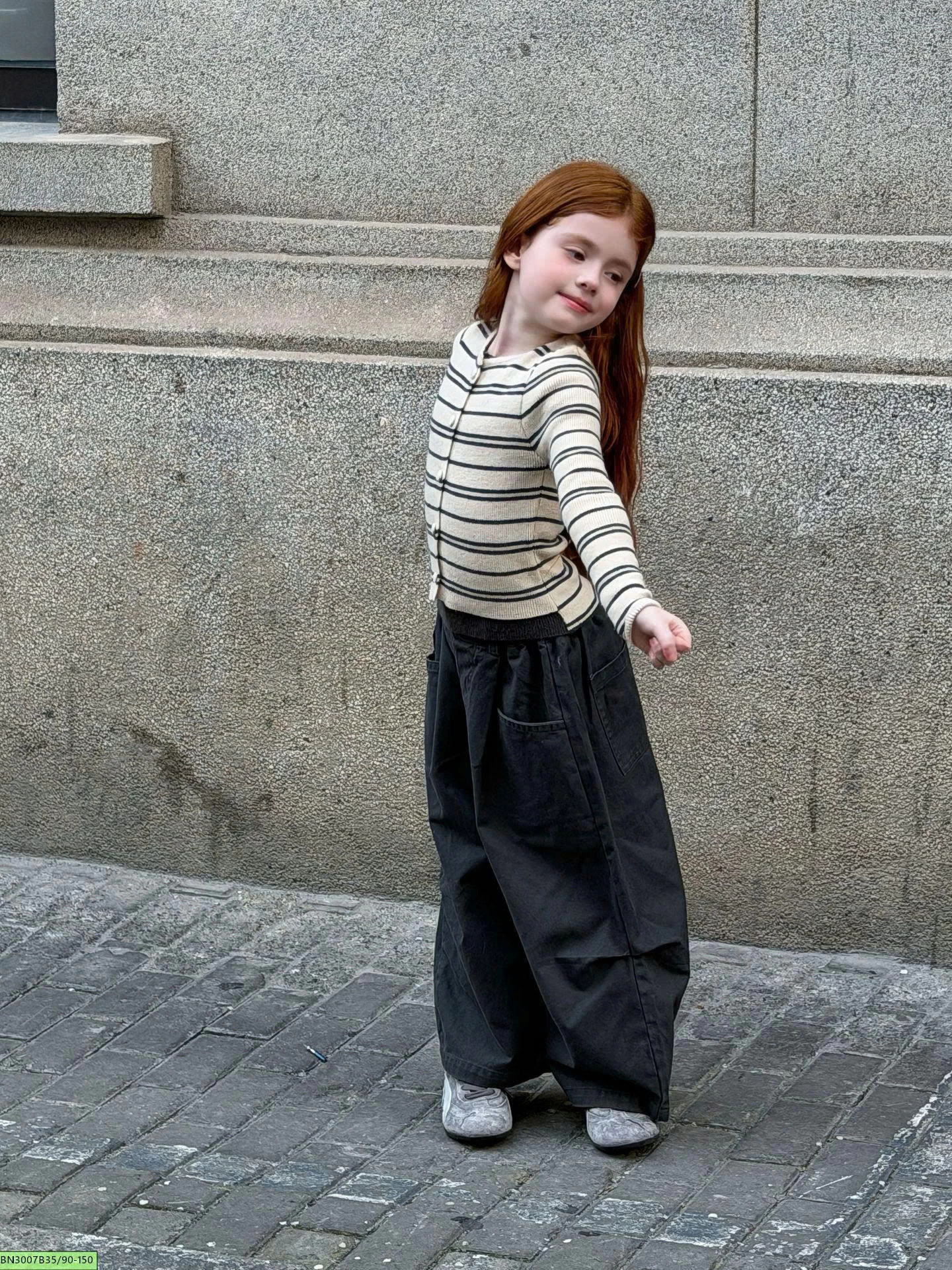 CARDIGAN LEN KẺ