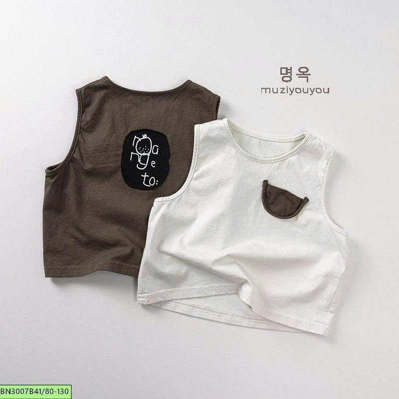 ÁO BA LỖ TÚI NGỰC