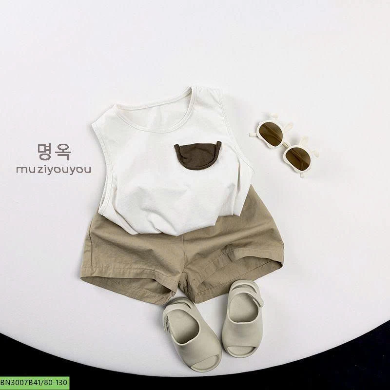 ÁO BA LỖ TÚI NGỰC