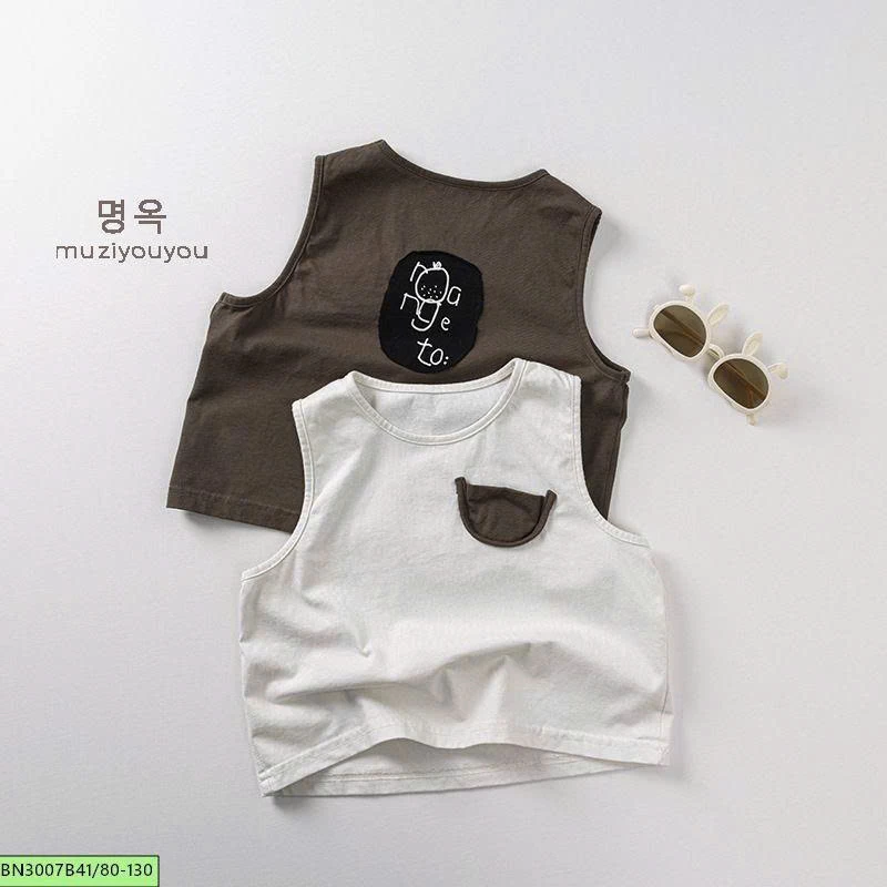 ÁO BA LỖ TÚI NGỰC