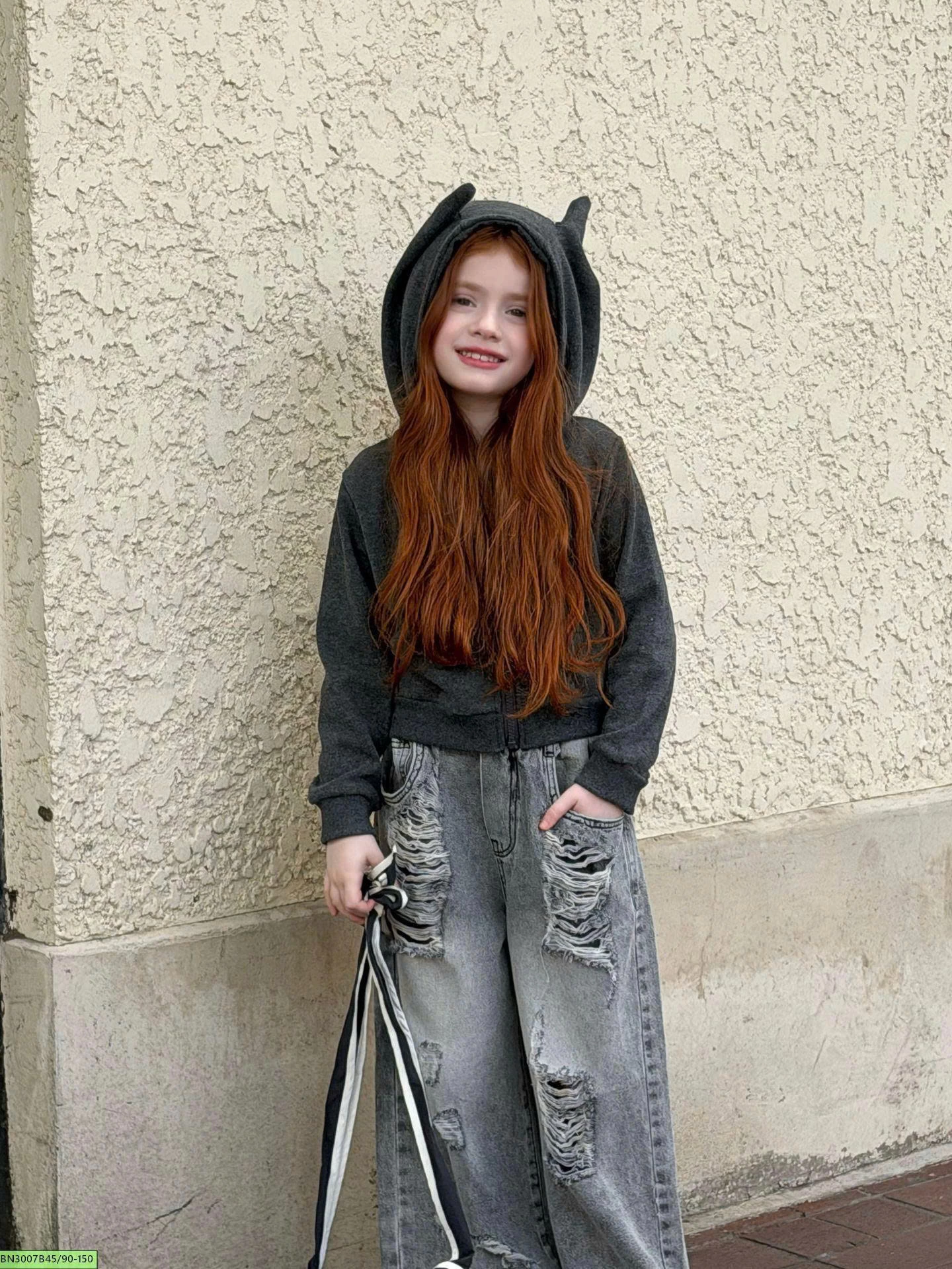 ÁO KHOÁC NỈ LIÊN MŨ MONSTER