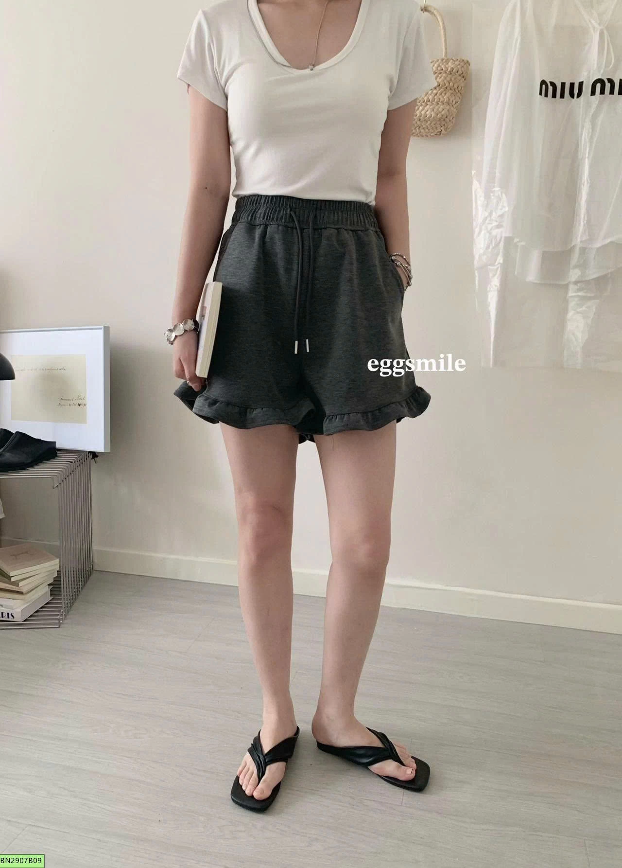 QUẦN SHORT COTTON VIỀN BÈO