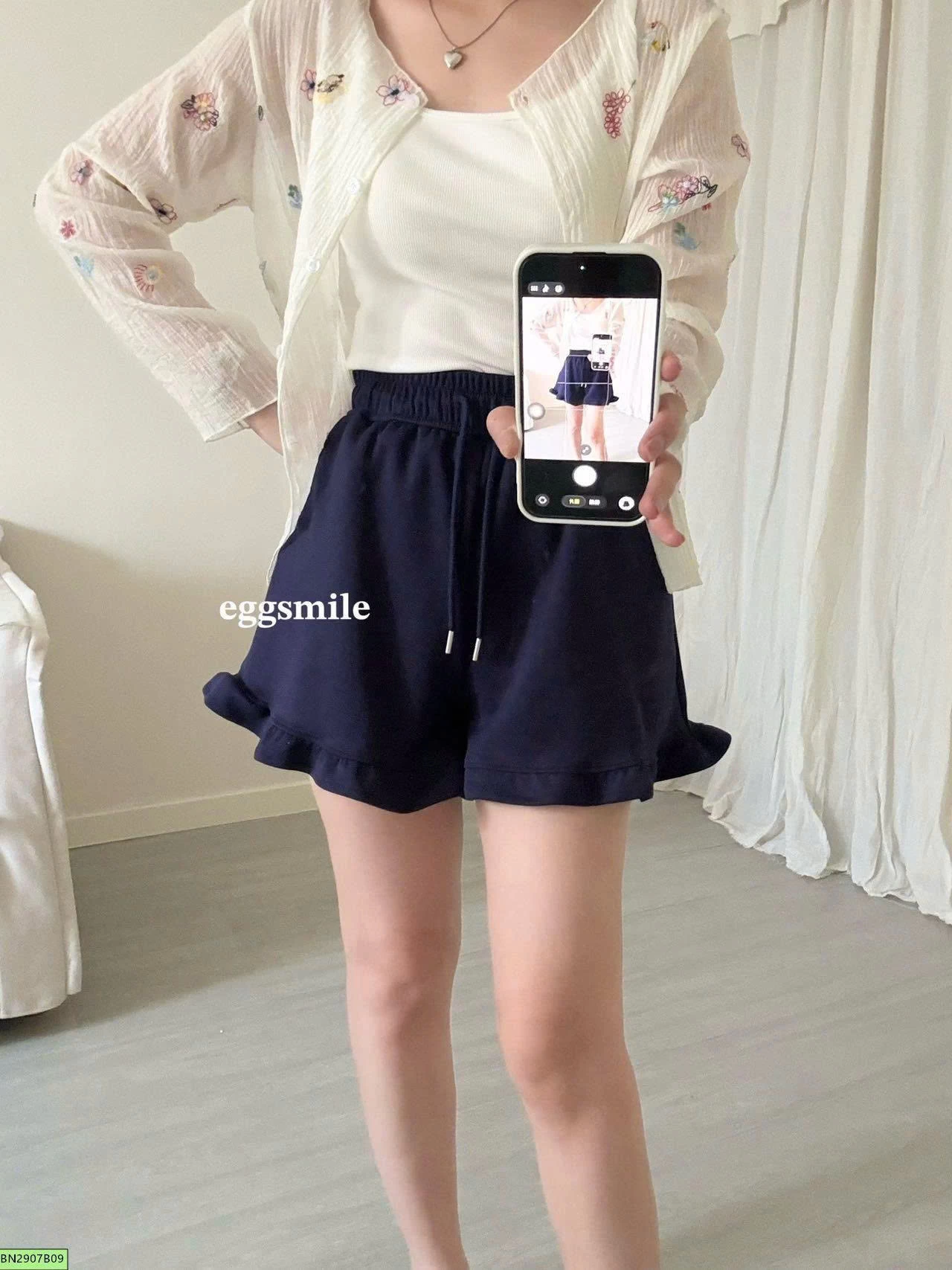 QUẦN SHORT COTTON VIỀN BÈO