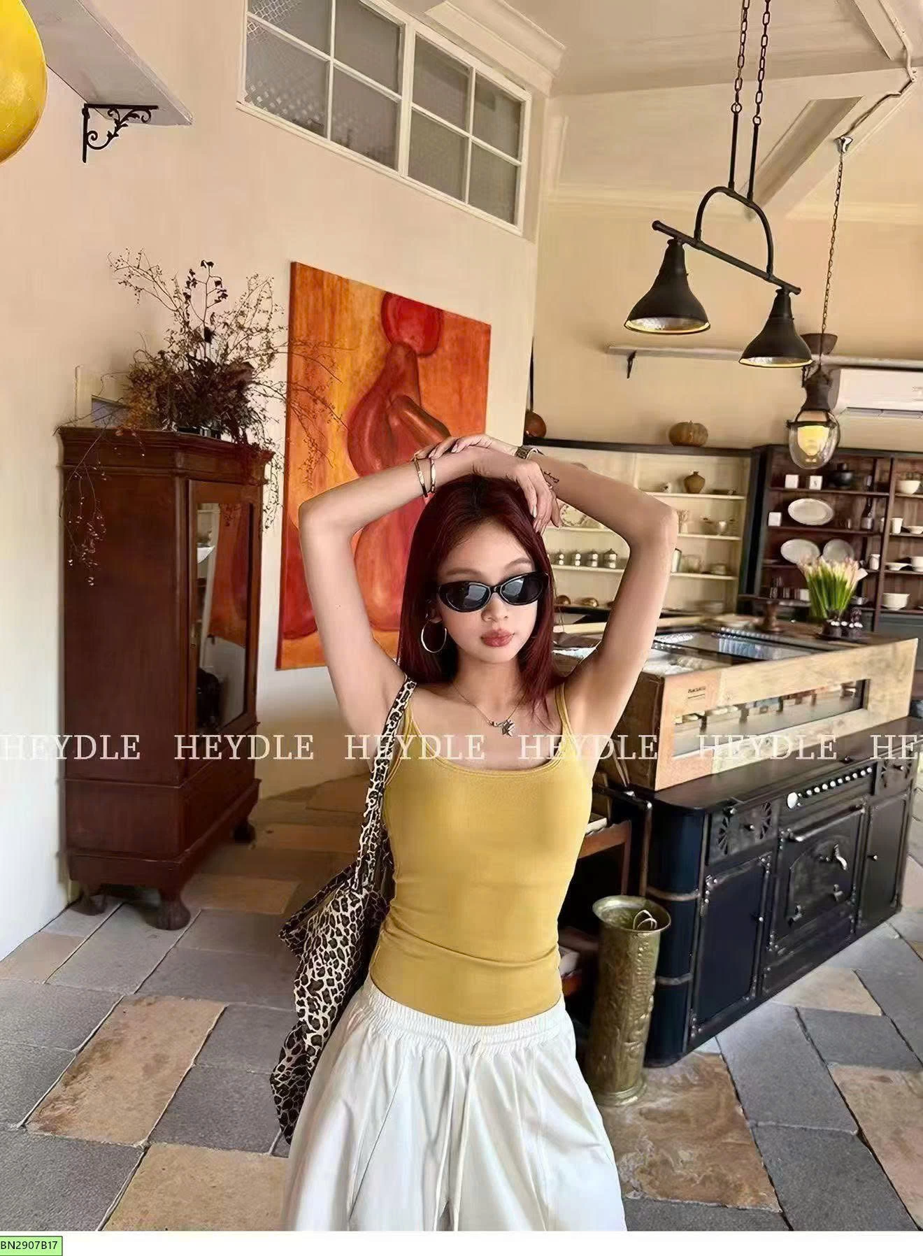 ÁO COTTON 2 DÂY NỮ