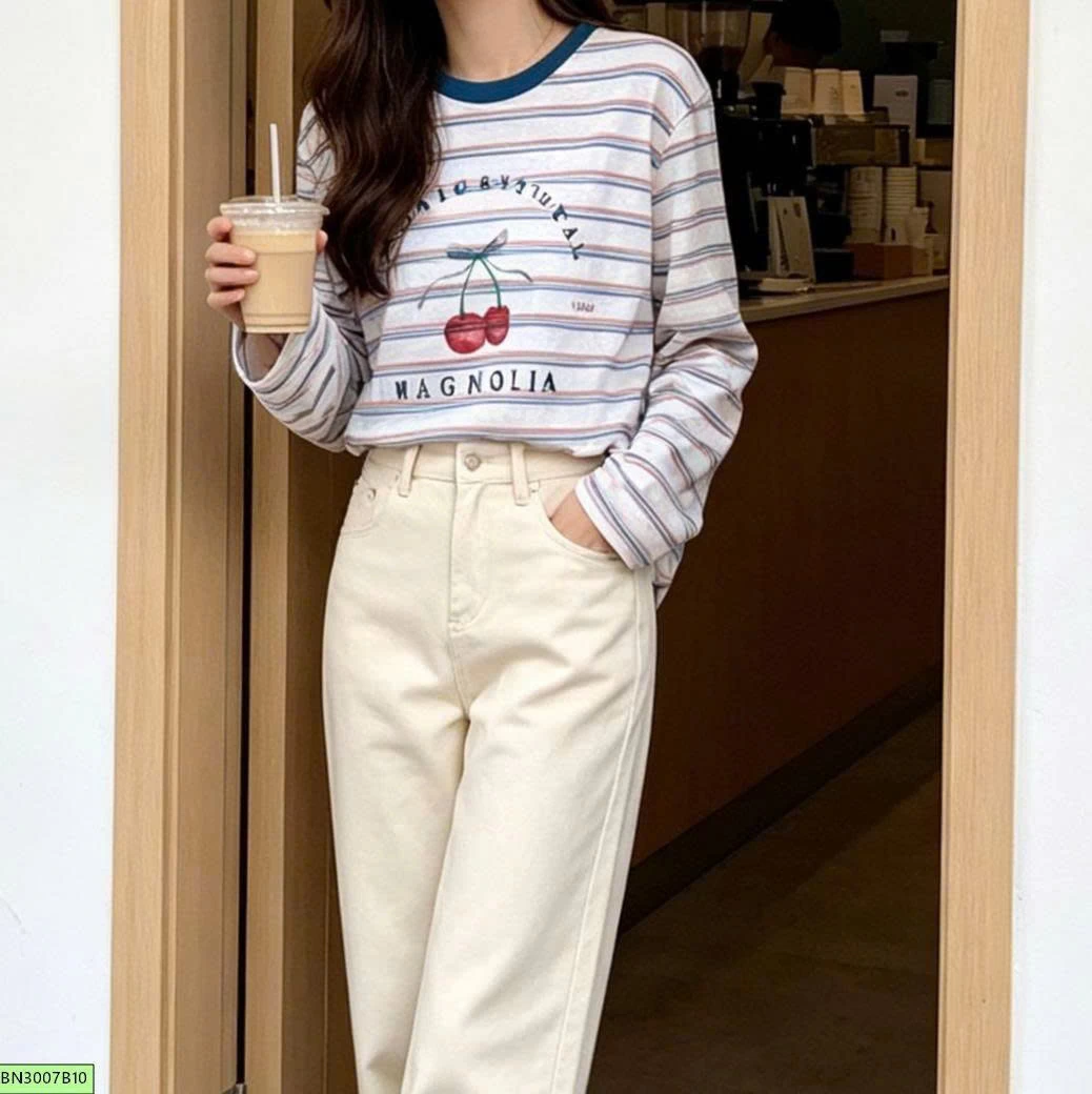ÁO THUN MỎNG KẺ CHERY
