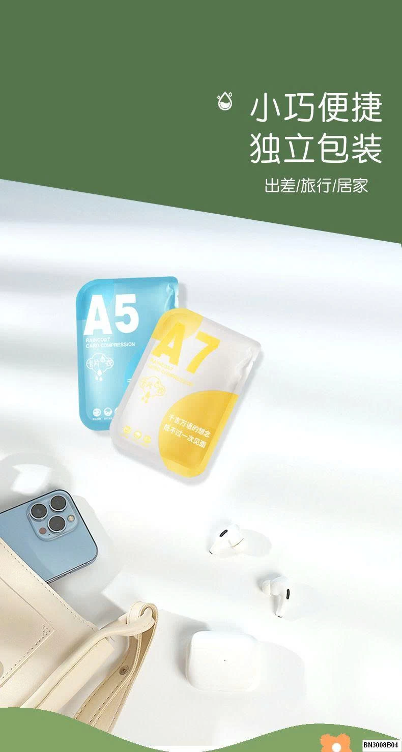 SET 06 ÁO MƯA GIẤY 1 LẦN