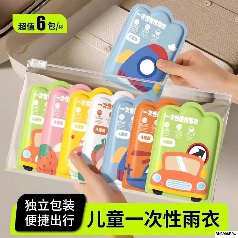SET 06 ÁO MƯA GIẤY 1 LẦN
