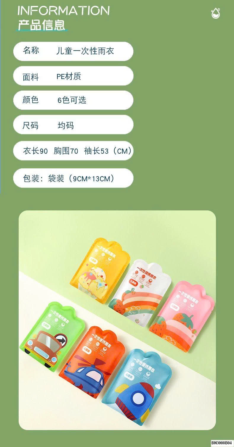 SET 06 ÁO MƯA GIẤY 1 LẦN