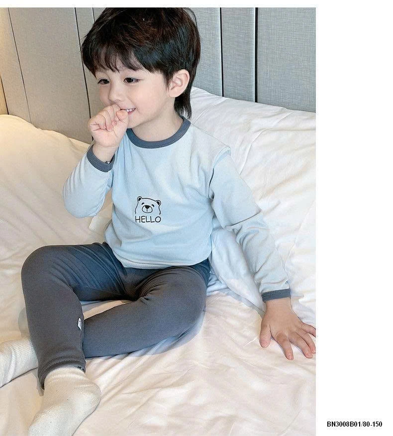 BỘ COTTON THU ĐÔNG CHO BÉ