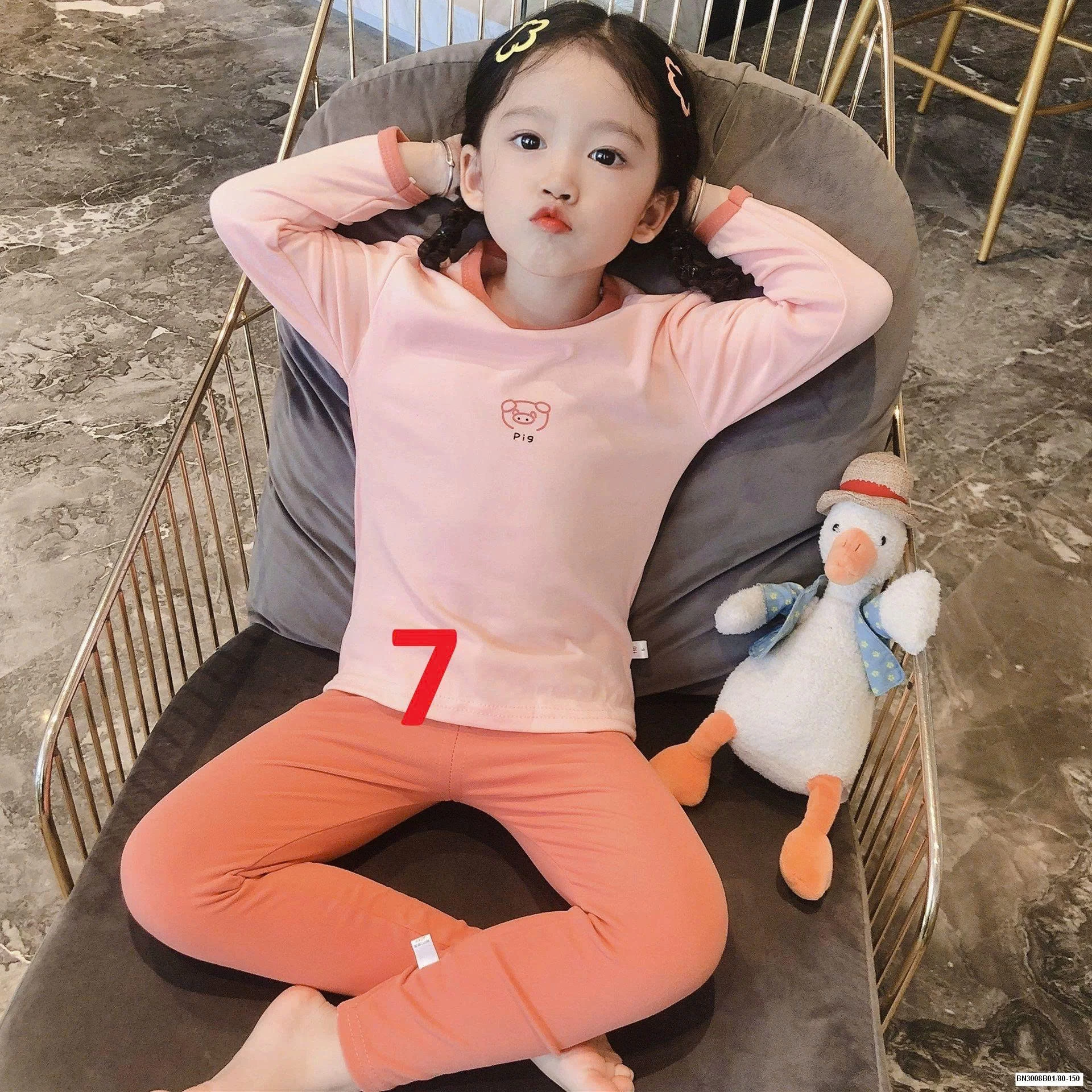 BỘ COTTON THU ĐÔNG CHO BÉ