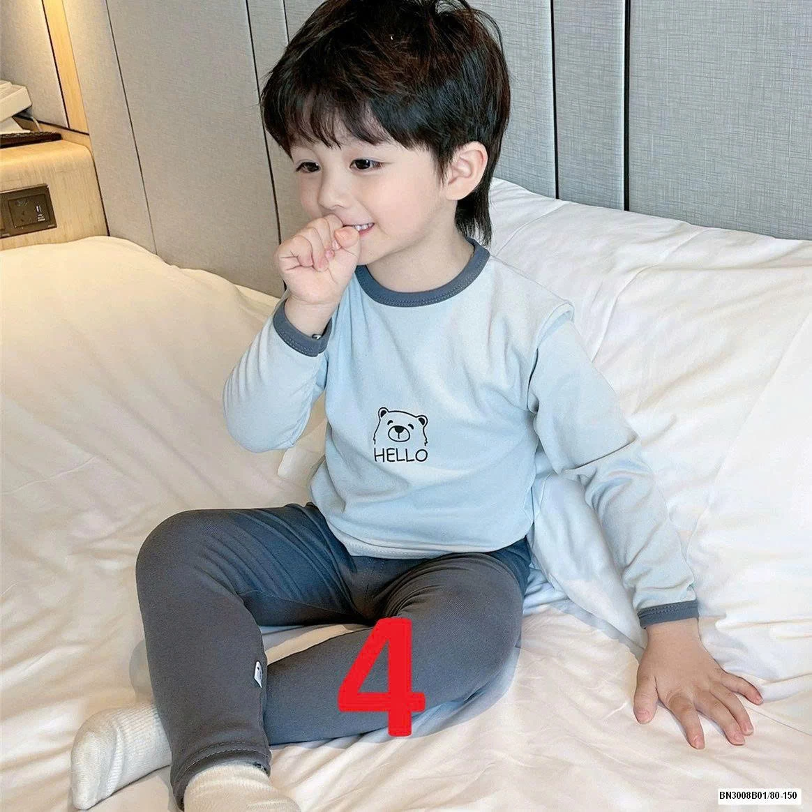 BỘ COTTON THU ĐÔNG CHO BÉ