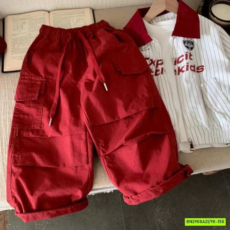 QUẦN JOGGER TÚI HỘP ĐỎ