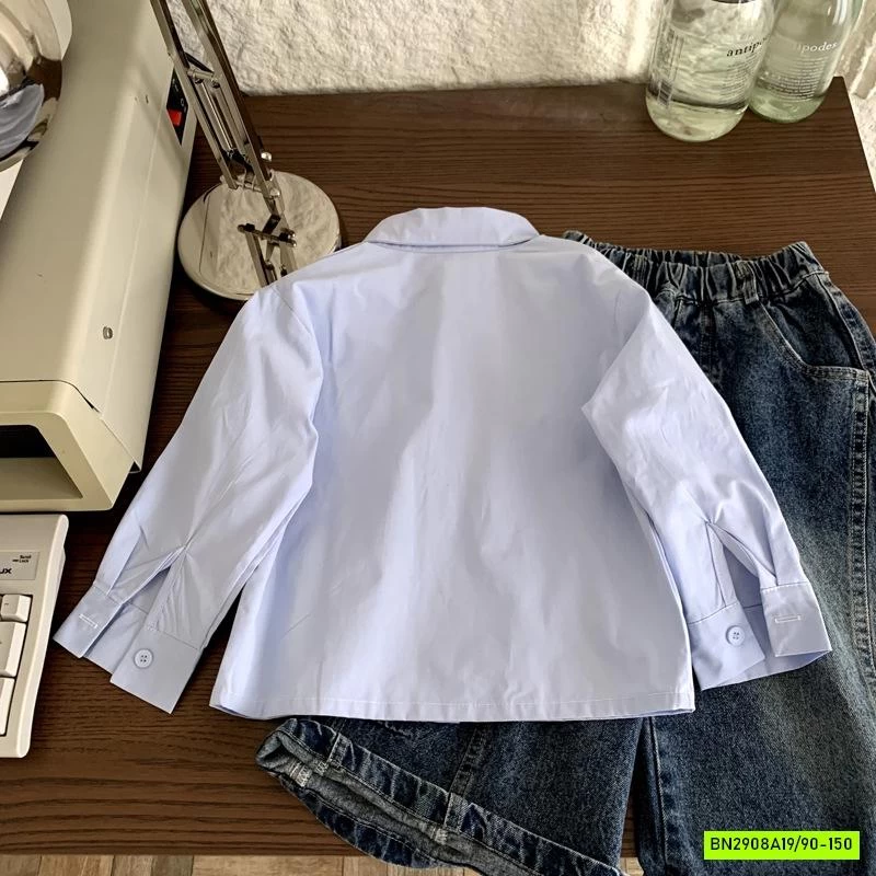 SƠ MI CỔ ĐỨC DÀI TAY