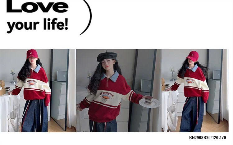 ÁO NỈ CỔ BẺ SZ ĐẠI