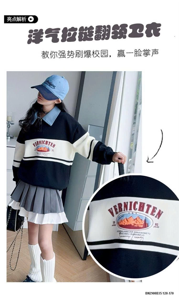 ÁO NỈ CỔ BẺ SZ ĐẠI