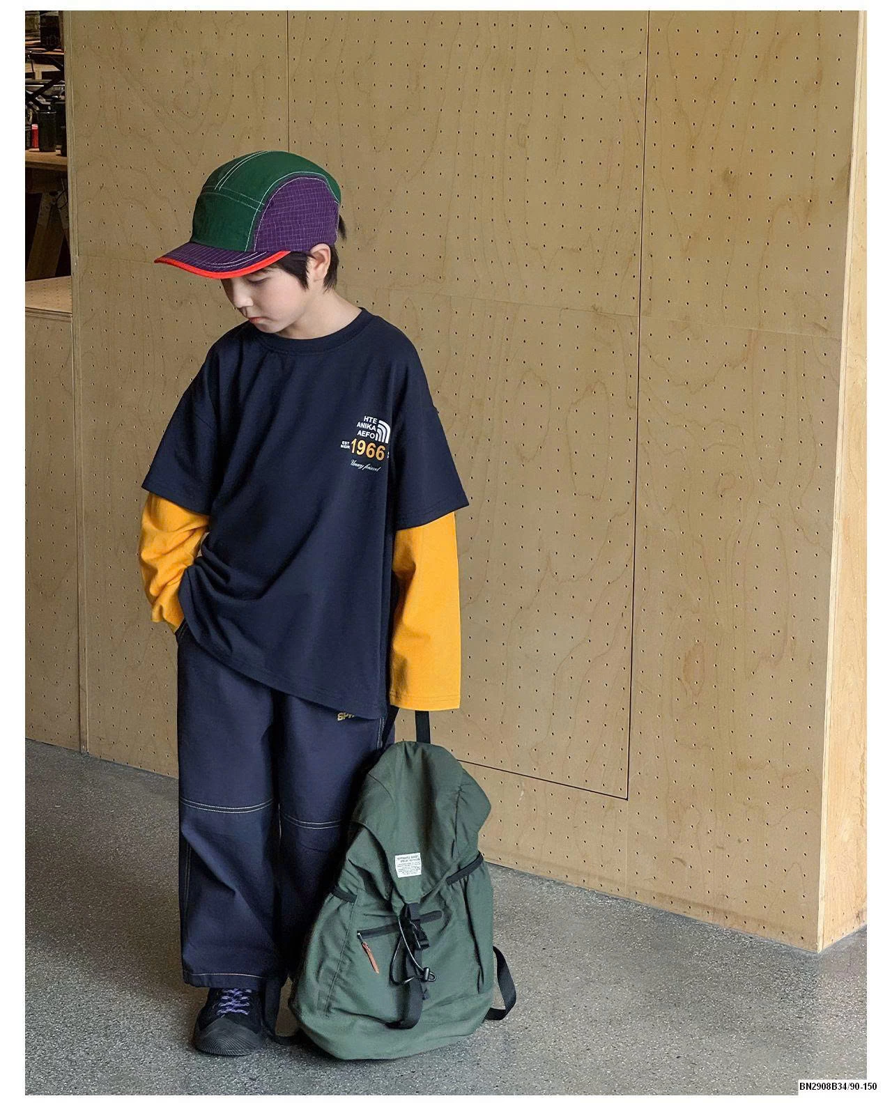 ÁO THUN TAY NỐI 1966 AOAOKID