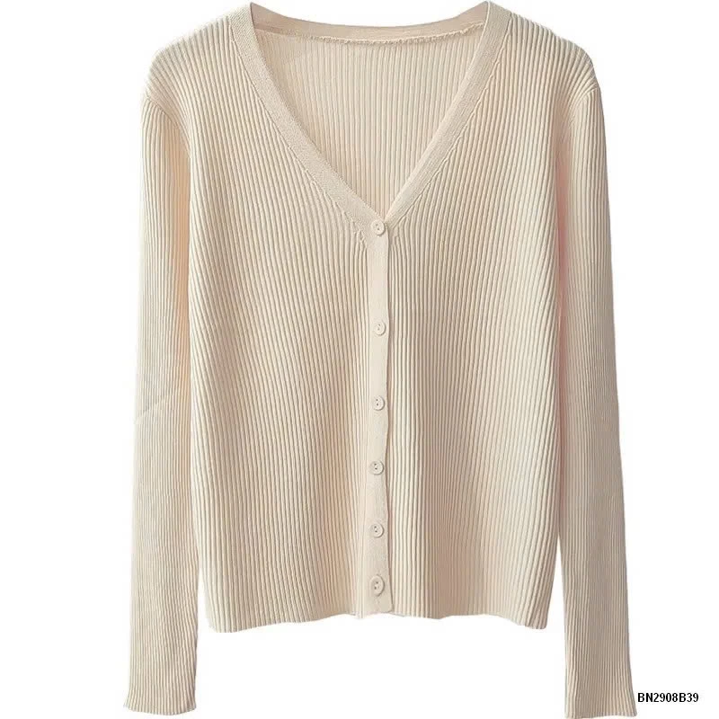 ÁO CARDIGAN NỮ CỔ V