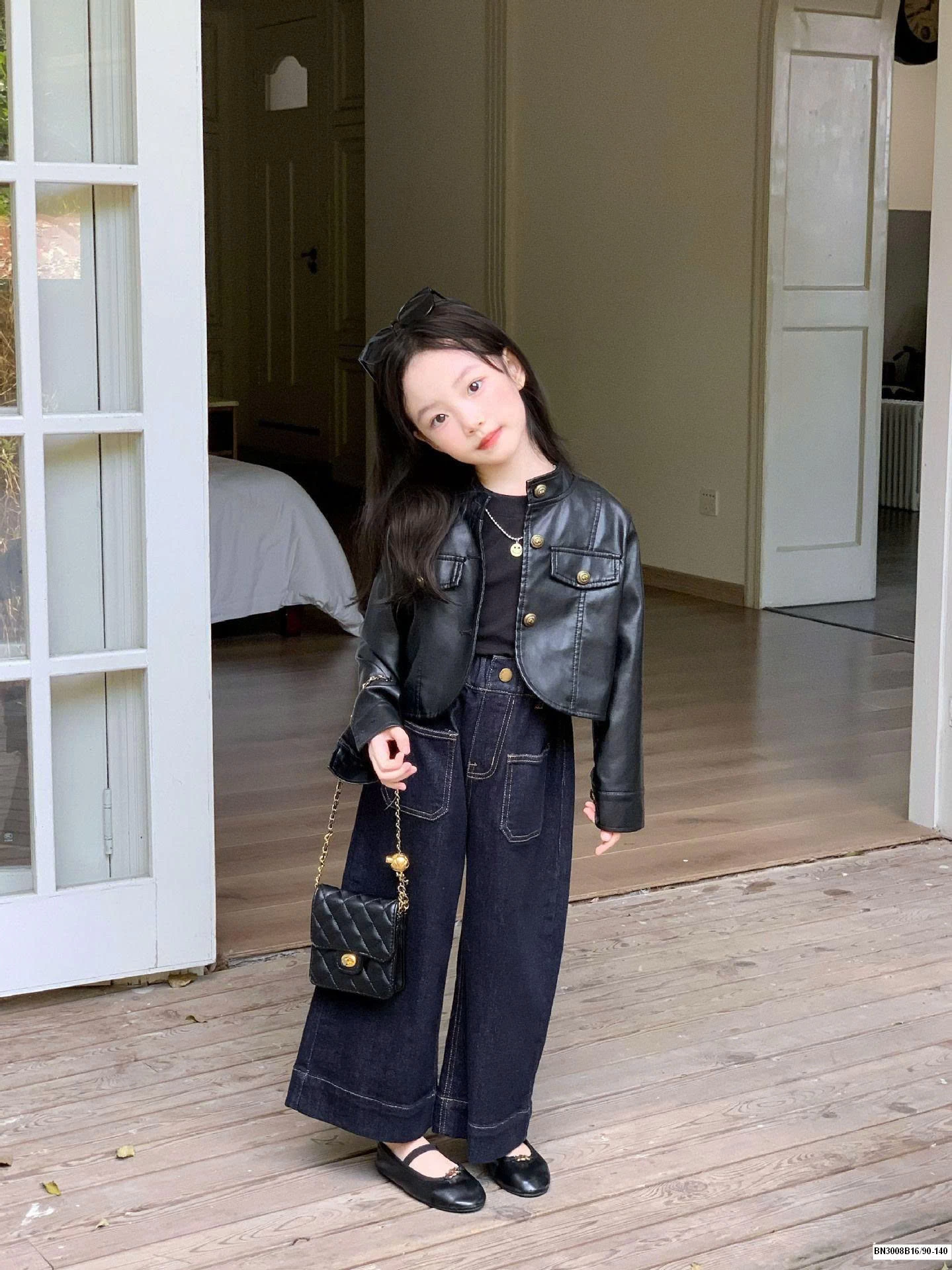 SÉT THỜI TRANG ÁO DA 3 CHI TIẾT