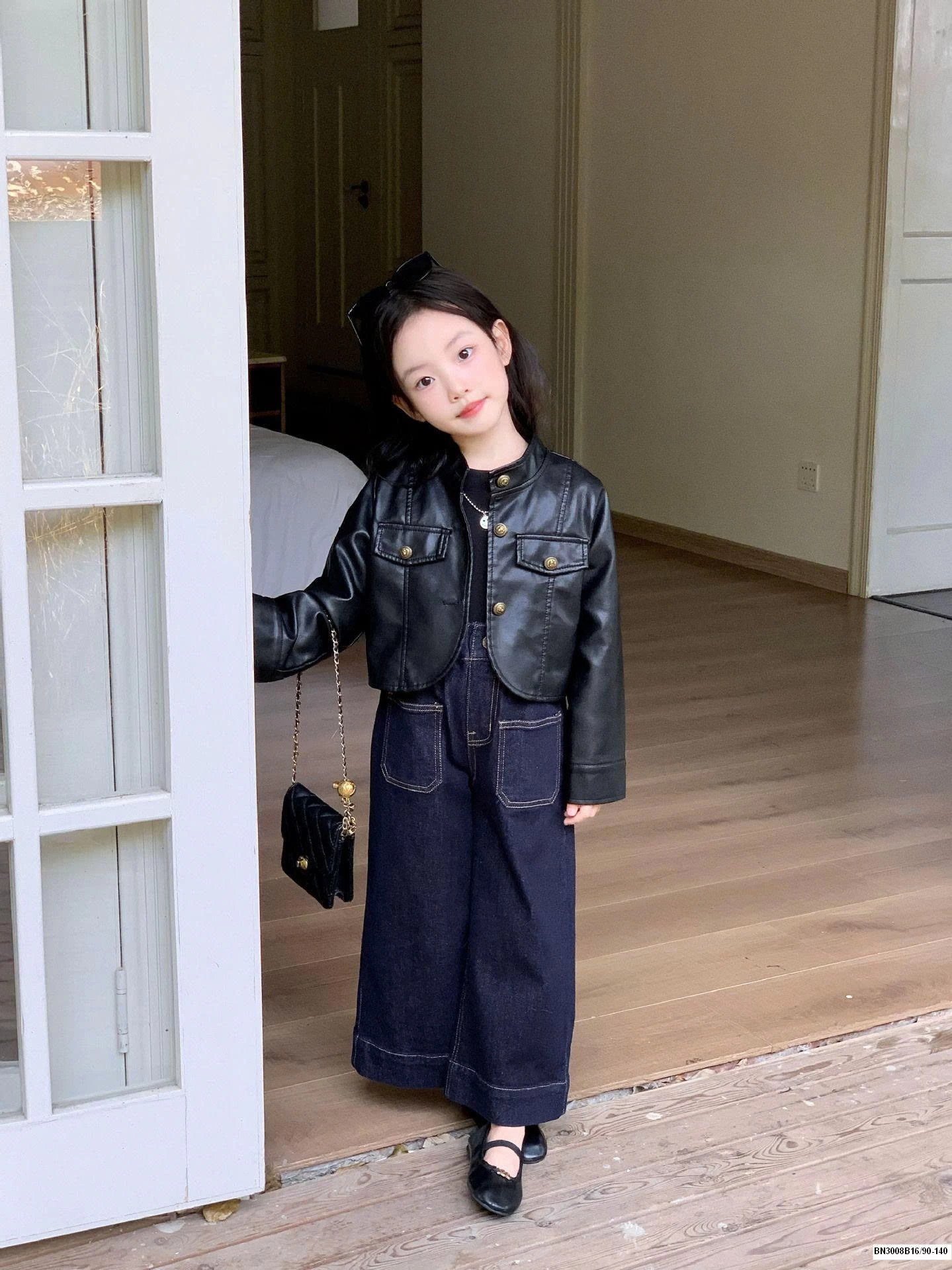 SÉT THỜI TRANG ÁO DA 3 CHI TIẾT