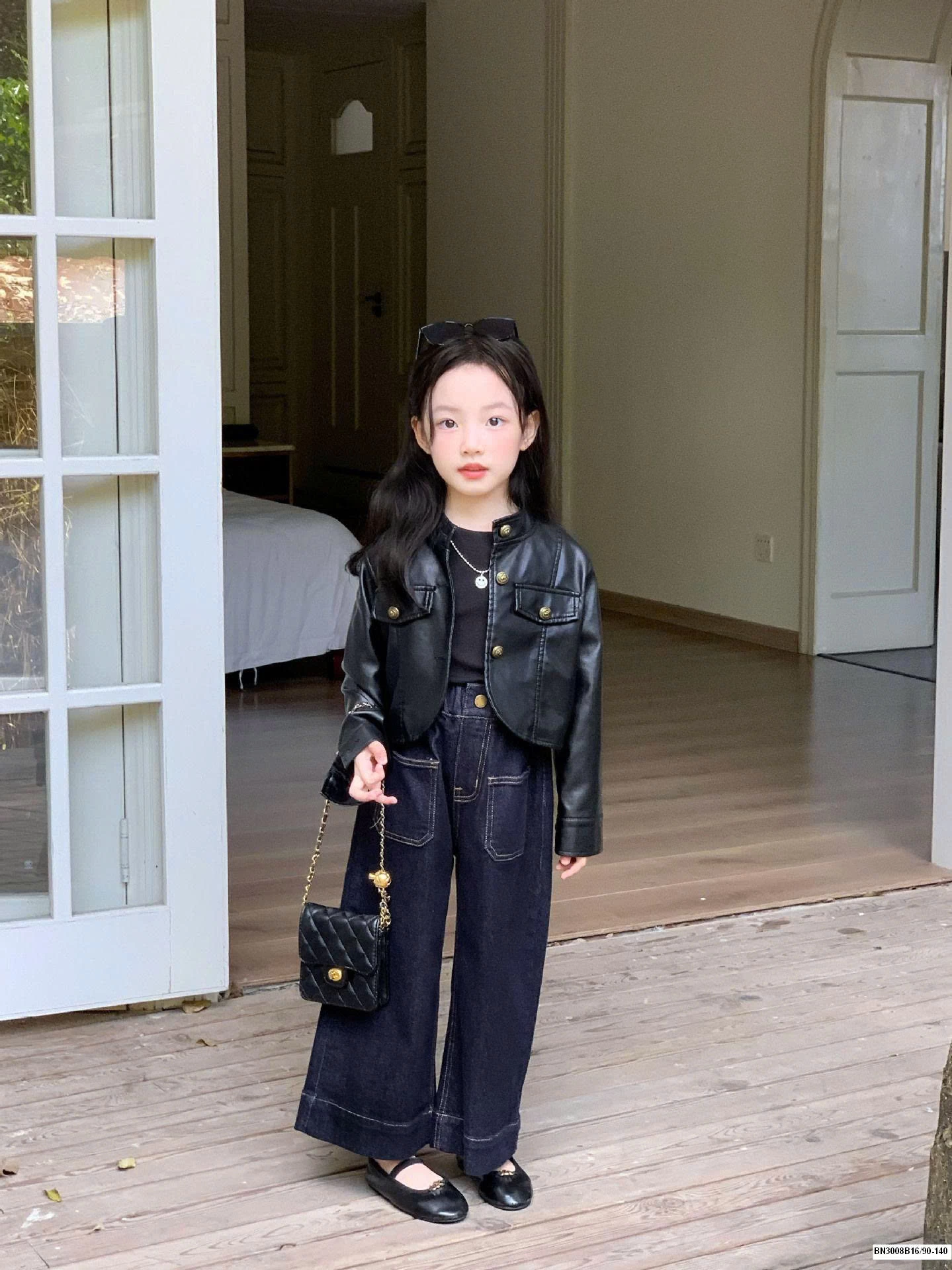 SÉT THỜI TRANG ÁO DA 3 CHI TIẾT