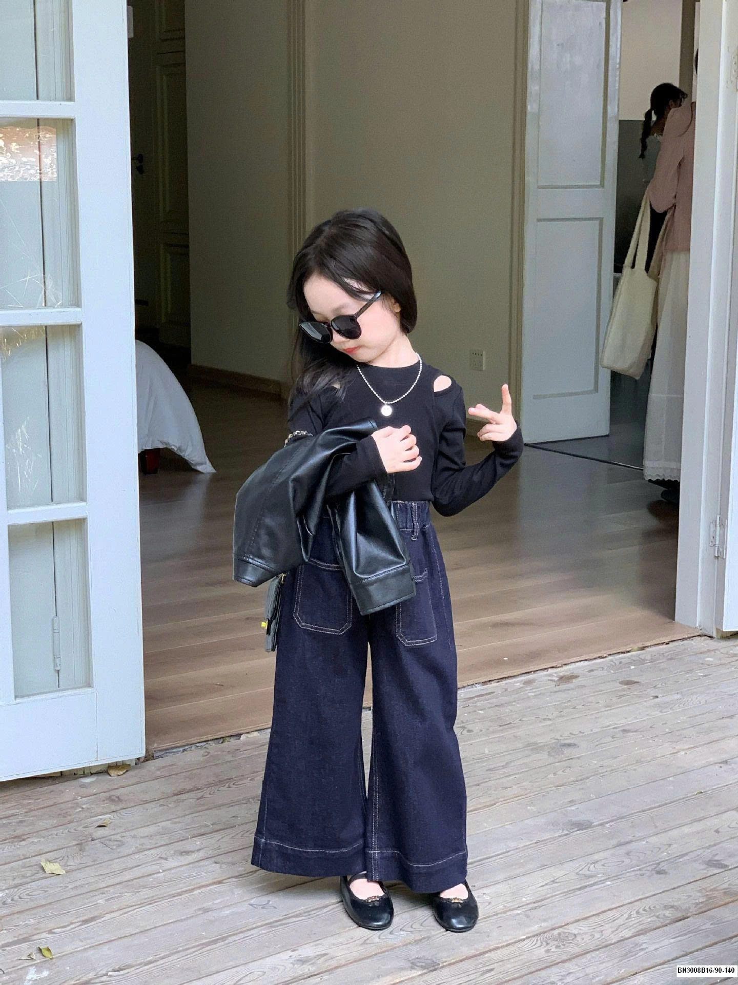 SÉT THỜI TRANG ÁO DA 3 CHI TIẾT