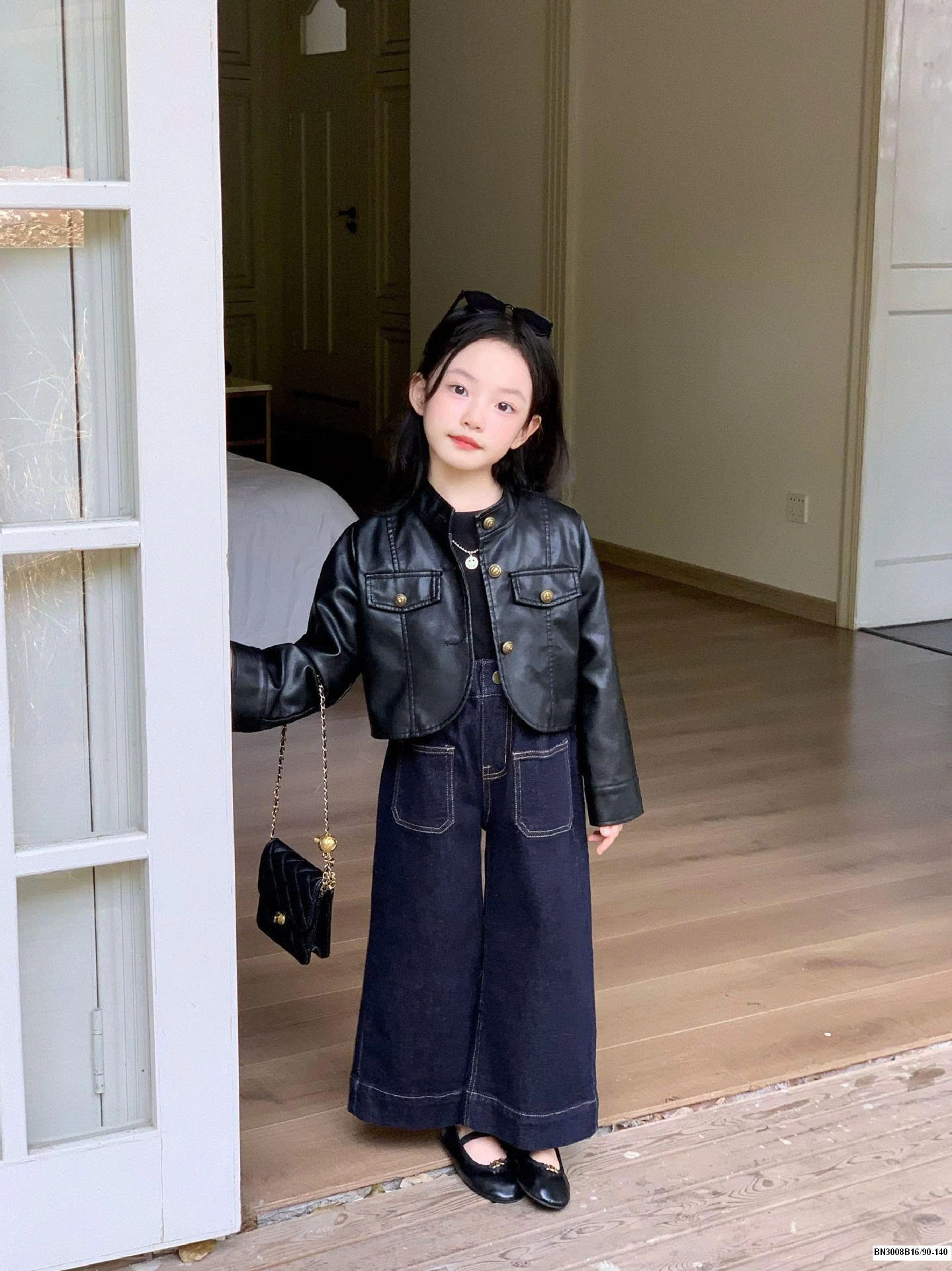 SÉT THỜI TRANG ÁO DA 3 CHI TIẾT