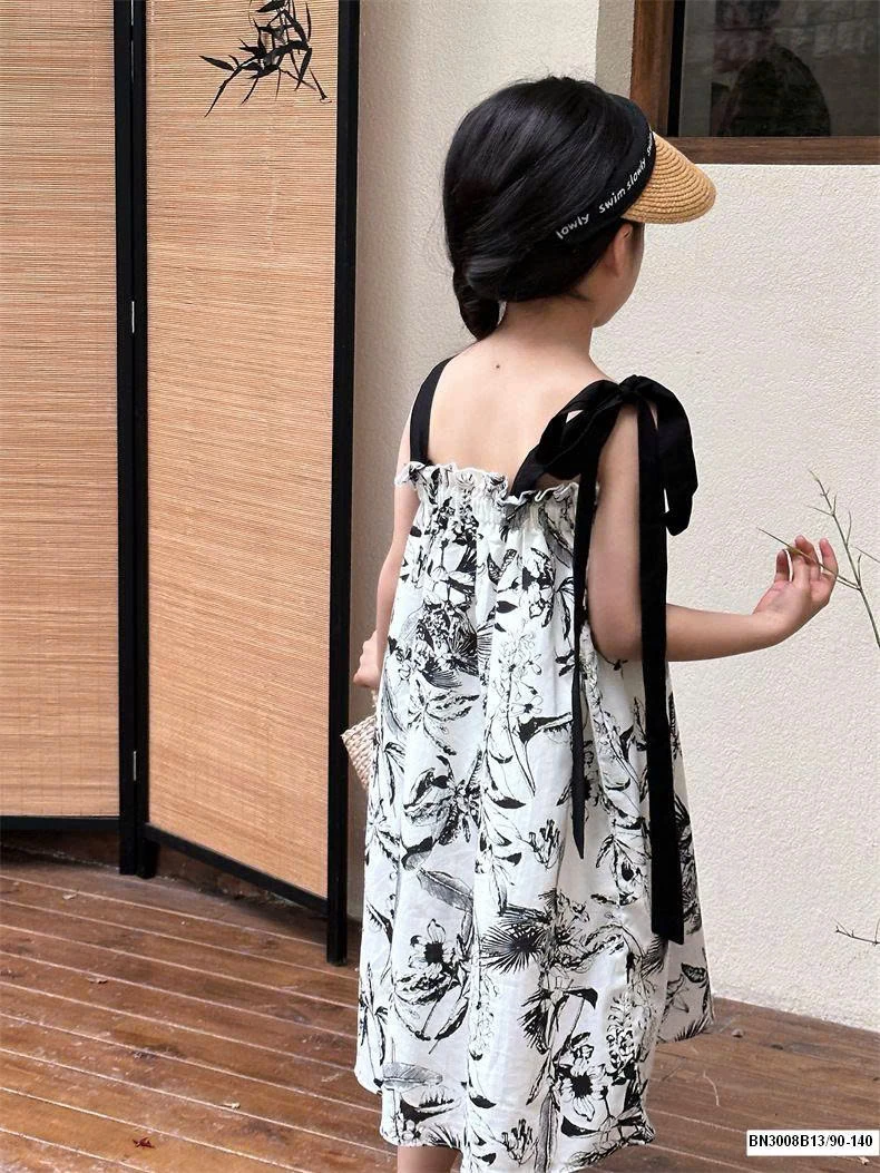 ĐẦM  2 DÂY HỌA TIẾT HOA LÁ