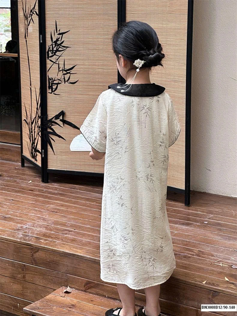 ĐẦM VẢI THÔ  SƯỜN XÁM CỔ SEN