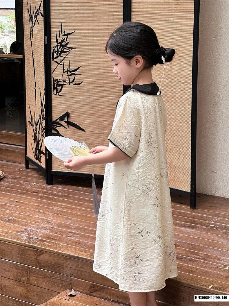 ĐẦM VẢI THÔ  SƯỜN XÁM CỔ SEN