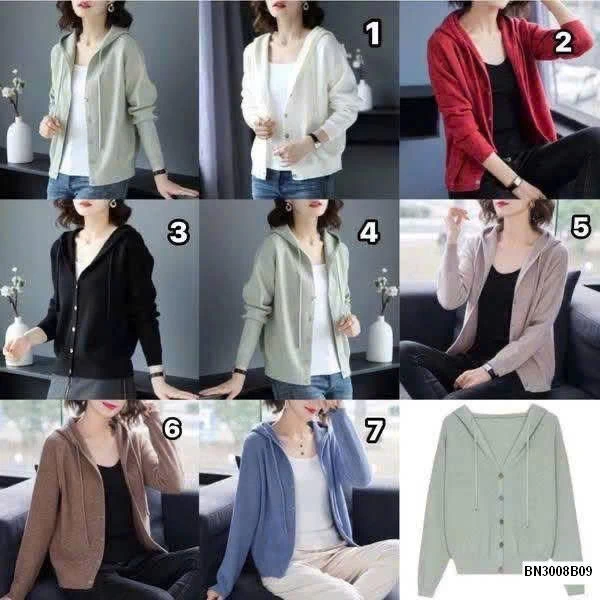 ÁO KHOÁC LEN CÓ MŨ