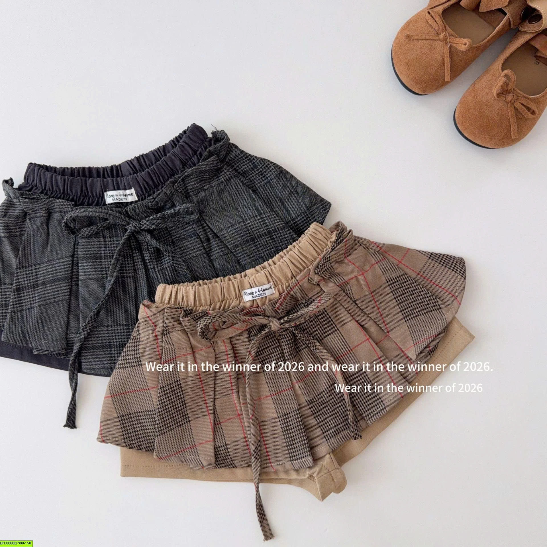 CHÂN VÁY CARO 2 LỚP