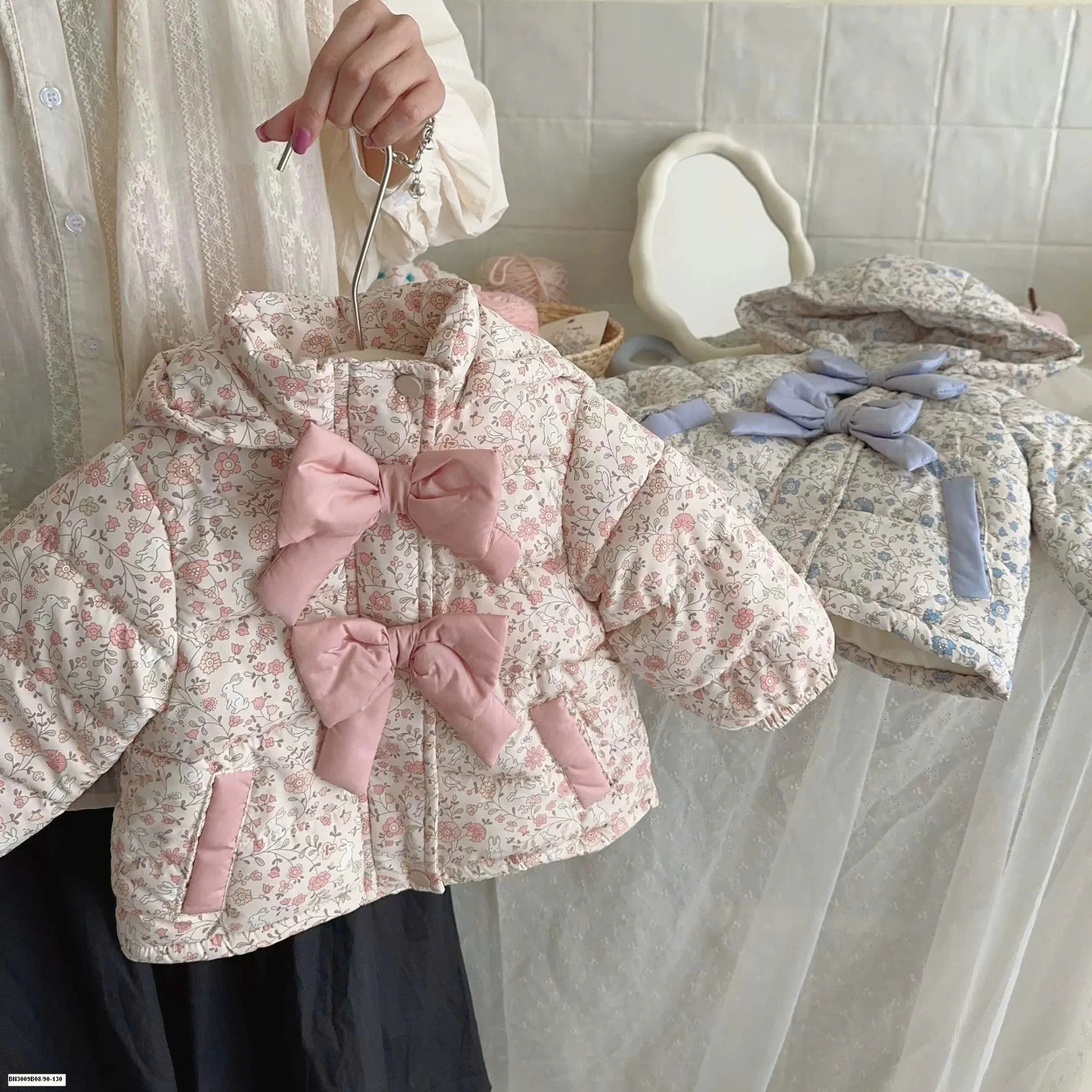 ÁO PHẢO HOA NHÍ LÓT LÔNG