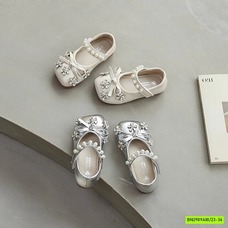 GIÀY BÚP BÊ GẮN HOA ĐÁ