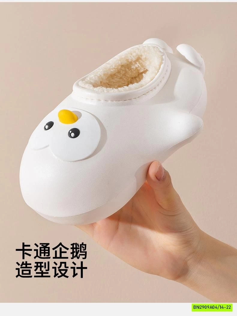 GIÀY NHỰA CHIM CÁNH CỤT LÓT LÔNG