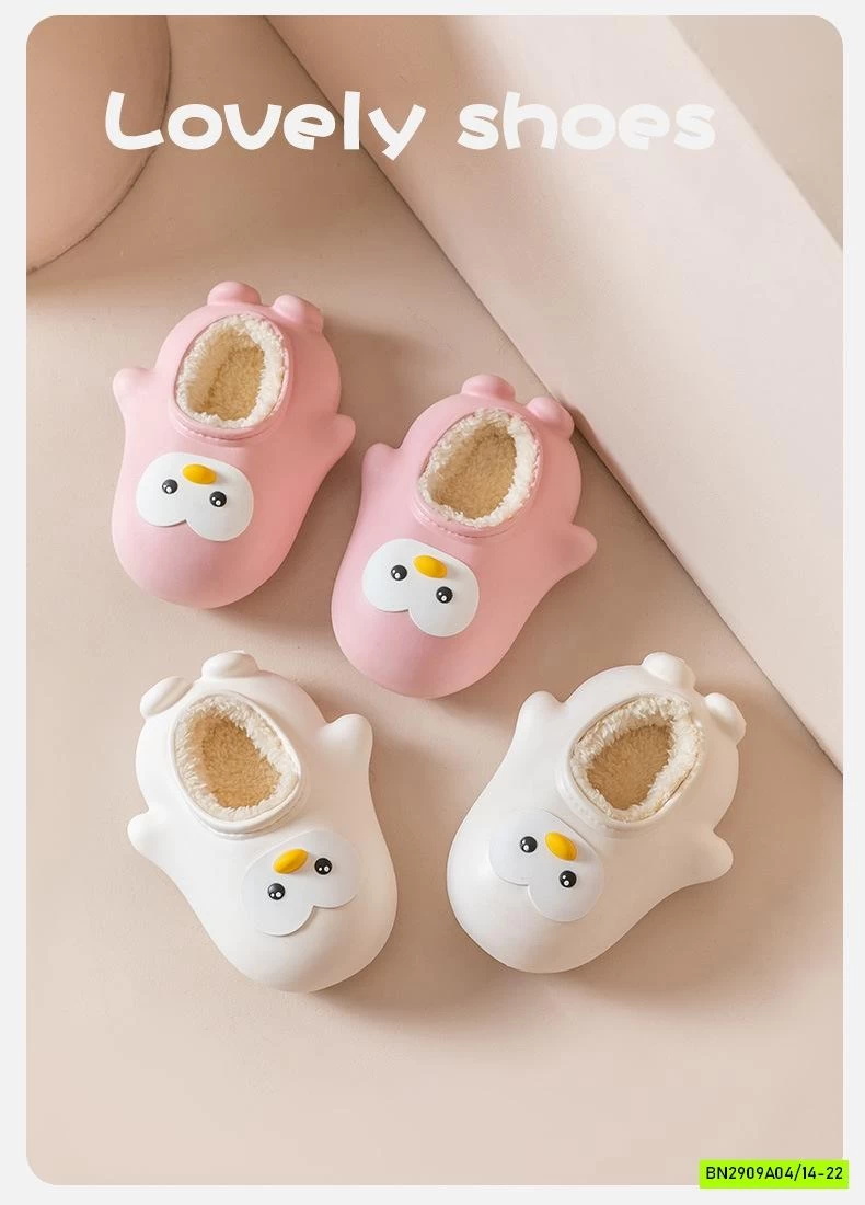 GIÀY NHỰA CHIM CÁNH CỤT LÓT LÔNG