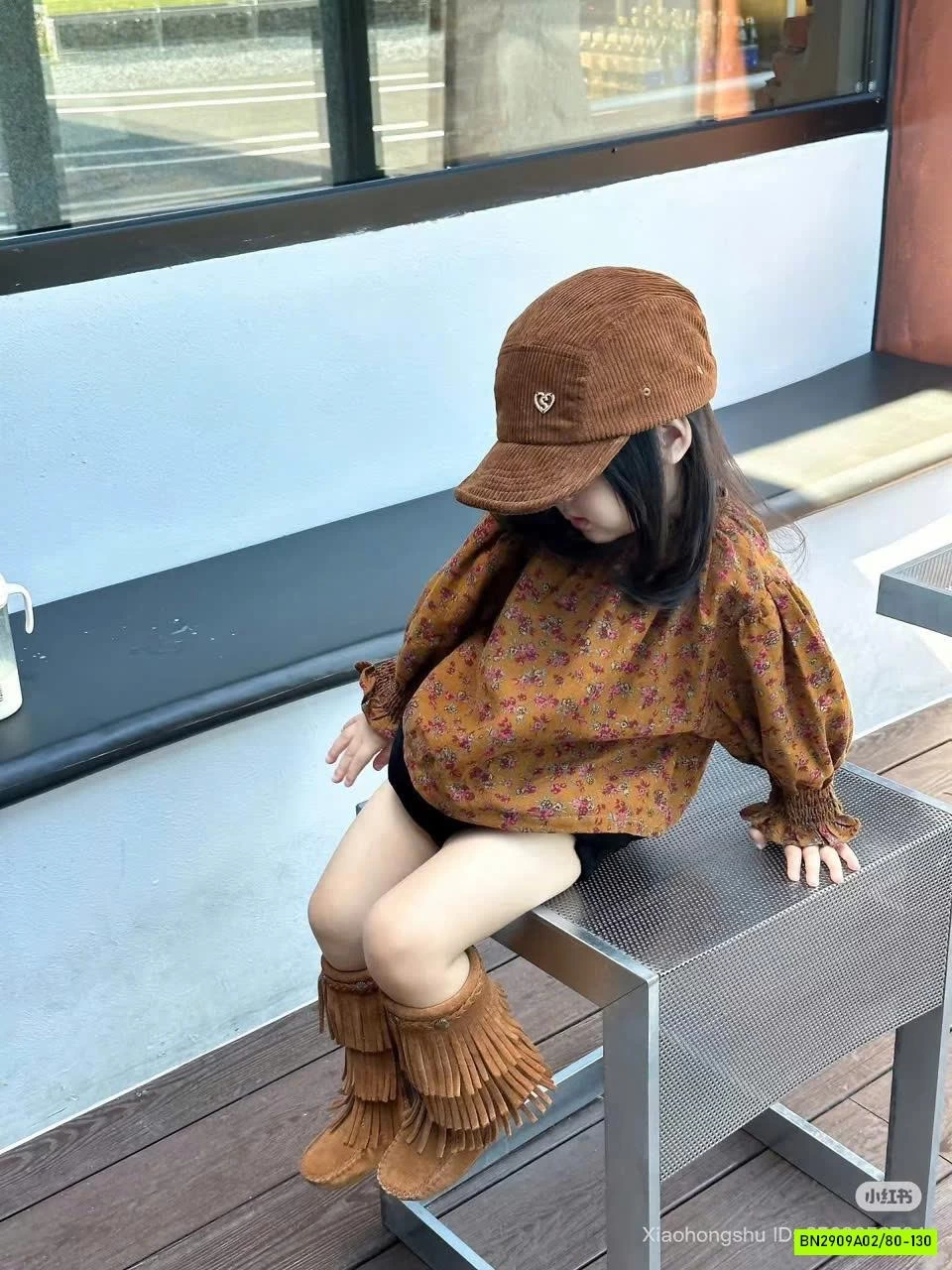 SƠ MI NÂU HOA NHÍ MÙA THU