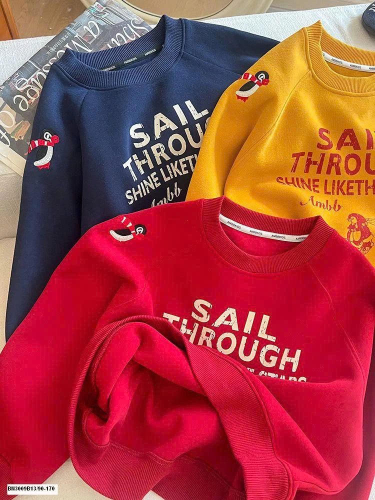 ÁO NỈ IN CHỮ AMBB