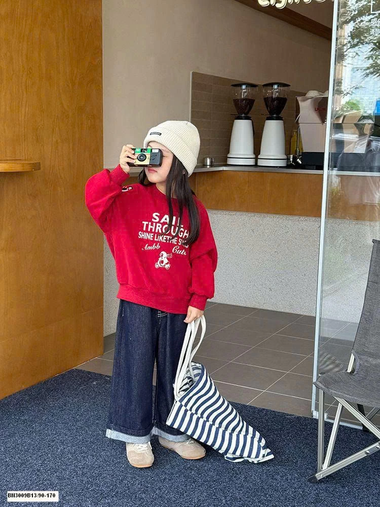 ÁO NỈ IN CHỮ AMBB