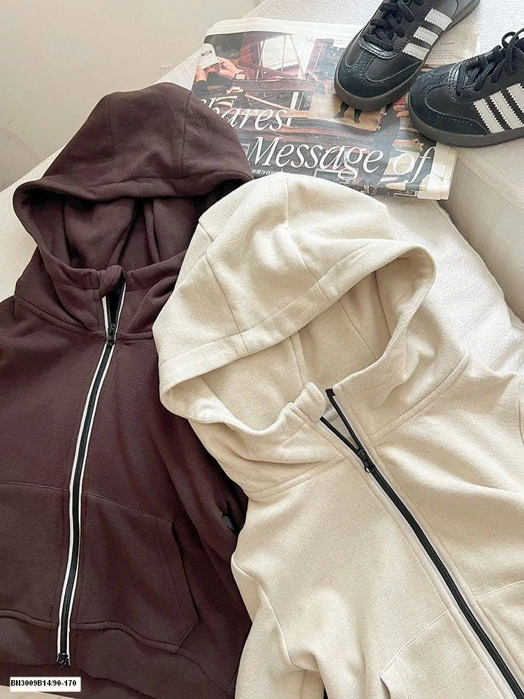 ÁO KHOÁC COTTON LIỀN MŨ VINTAGE