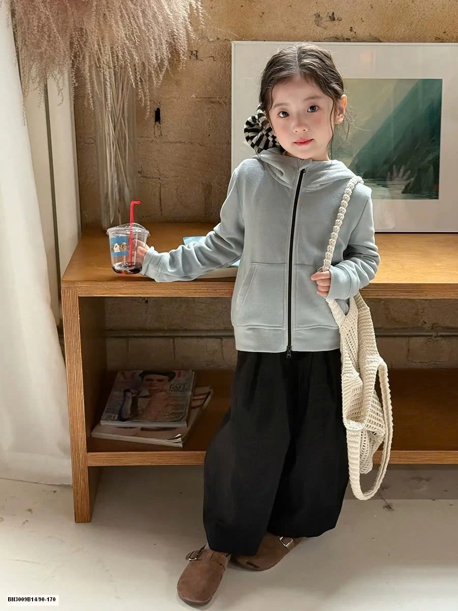 ÁO KHOÁC COTTON LIỀN MŨ VINTAGE