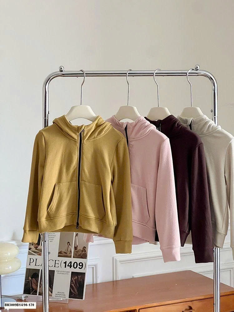 ÁO KHOÁC COTTON LIỀN MŨ VINTAGE