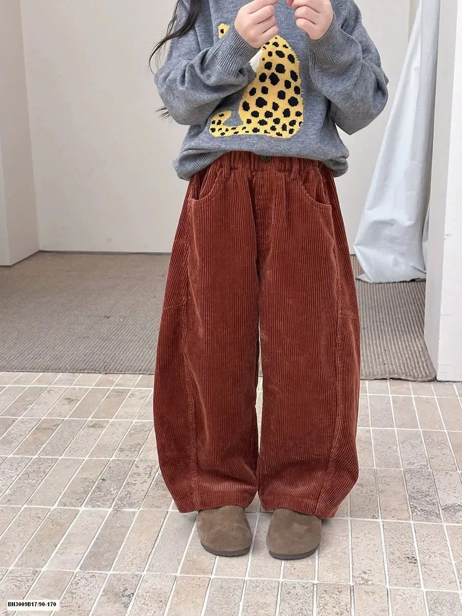 QUẦN BAGGY NHUNG AMBB 25G087